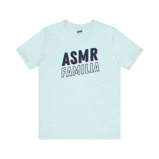 Camiseta cómoda ASMR FAMILIA (azul hielo brezo)