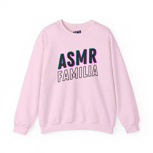 ASMR FAMILIA Relaxed Fit Sweatshirt (Light Pink)
