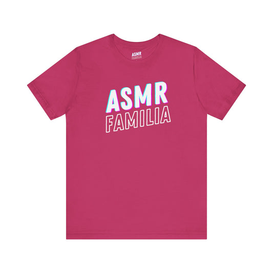 Camiseta cómoda ASMR FAMILIA (baya)
