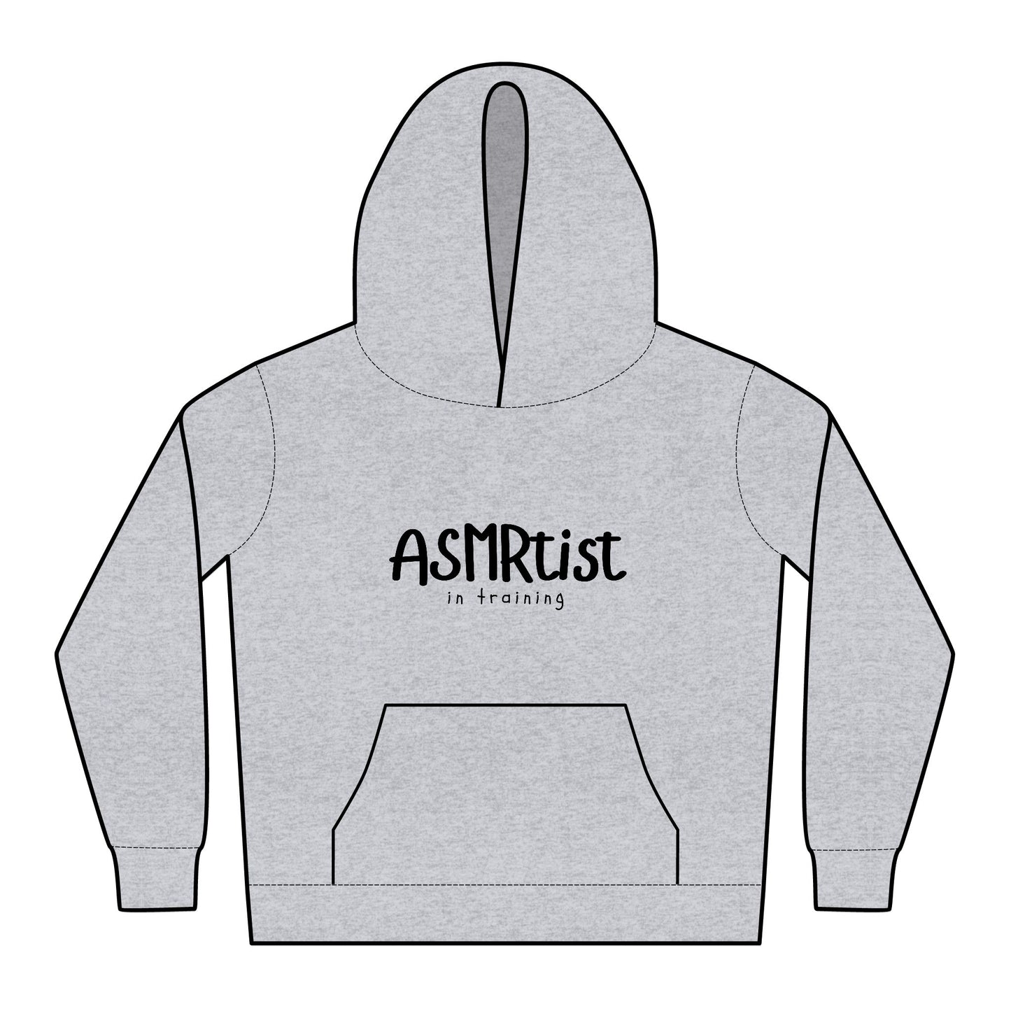 ASMRtist in Training Kids Relaxed Hoodie