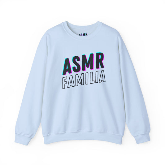 ASMR FAMILIA Relaxed Fit Sweatshirt (Light Blue)