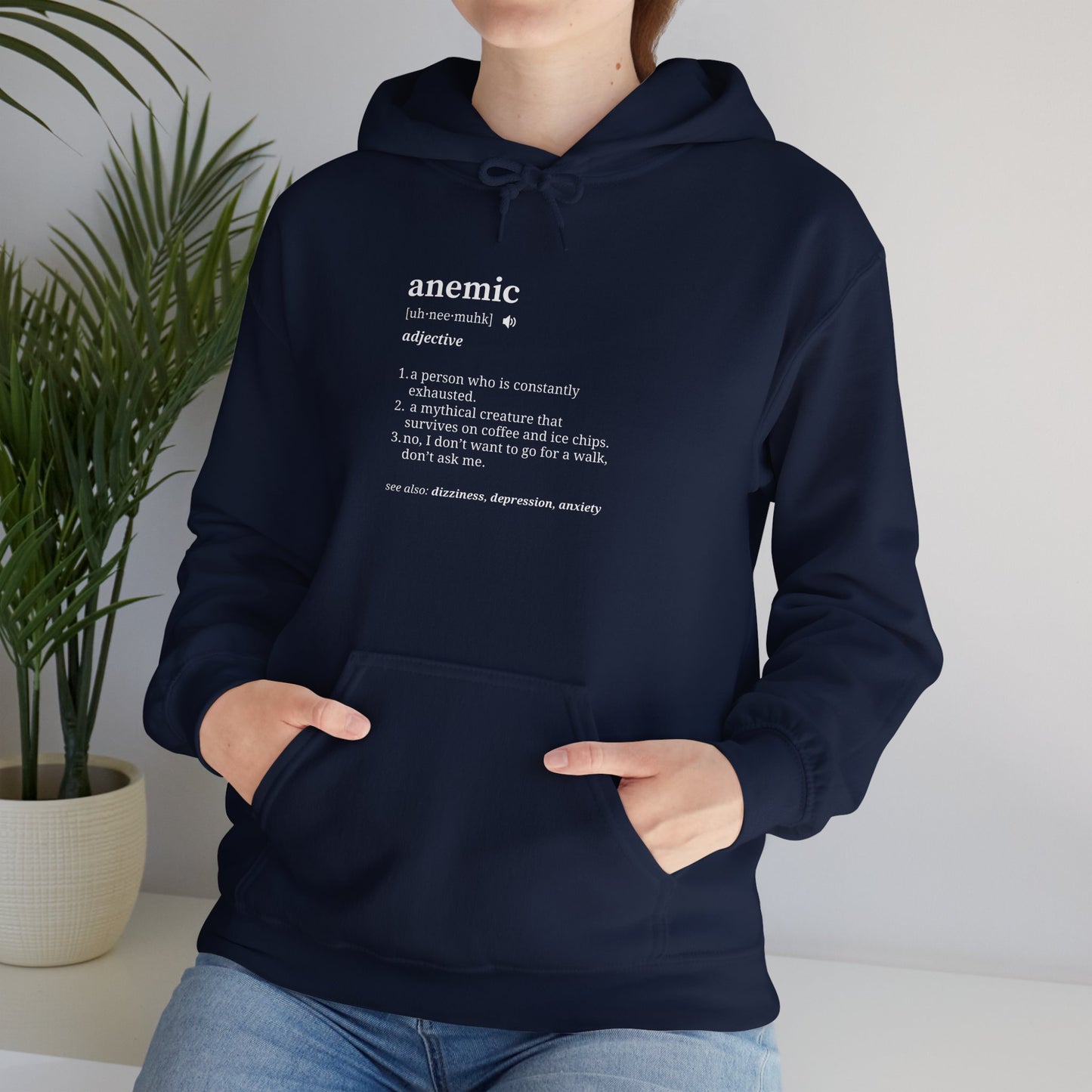 Definition of Anemia Pullover Hoodie