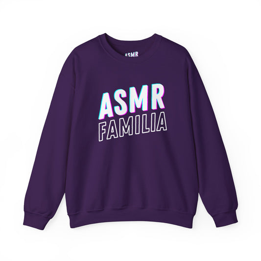 ASMR FAMILIA Relaxed Fit Sweatshirt (Deep Purple)