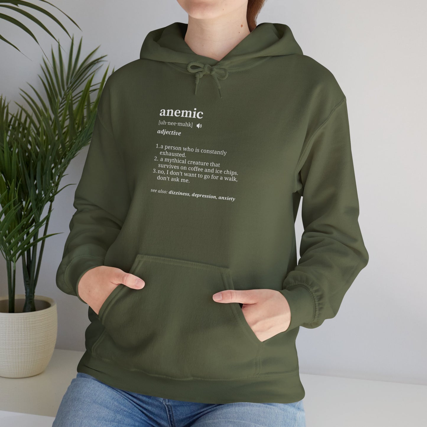 Definition of Anemia Pullover Hoodie