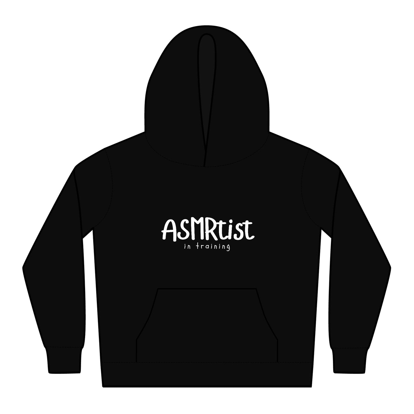 ASMRtist in Training Kids Relaxed Hoodie