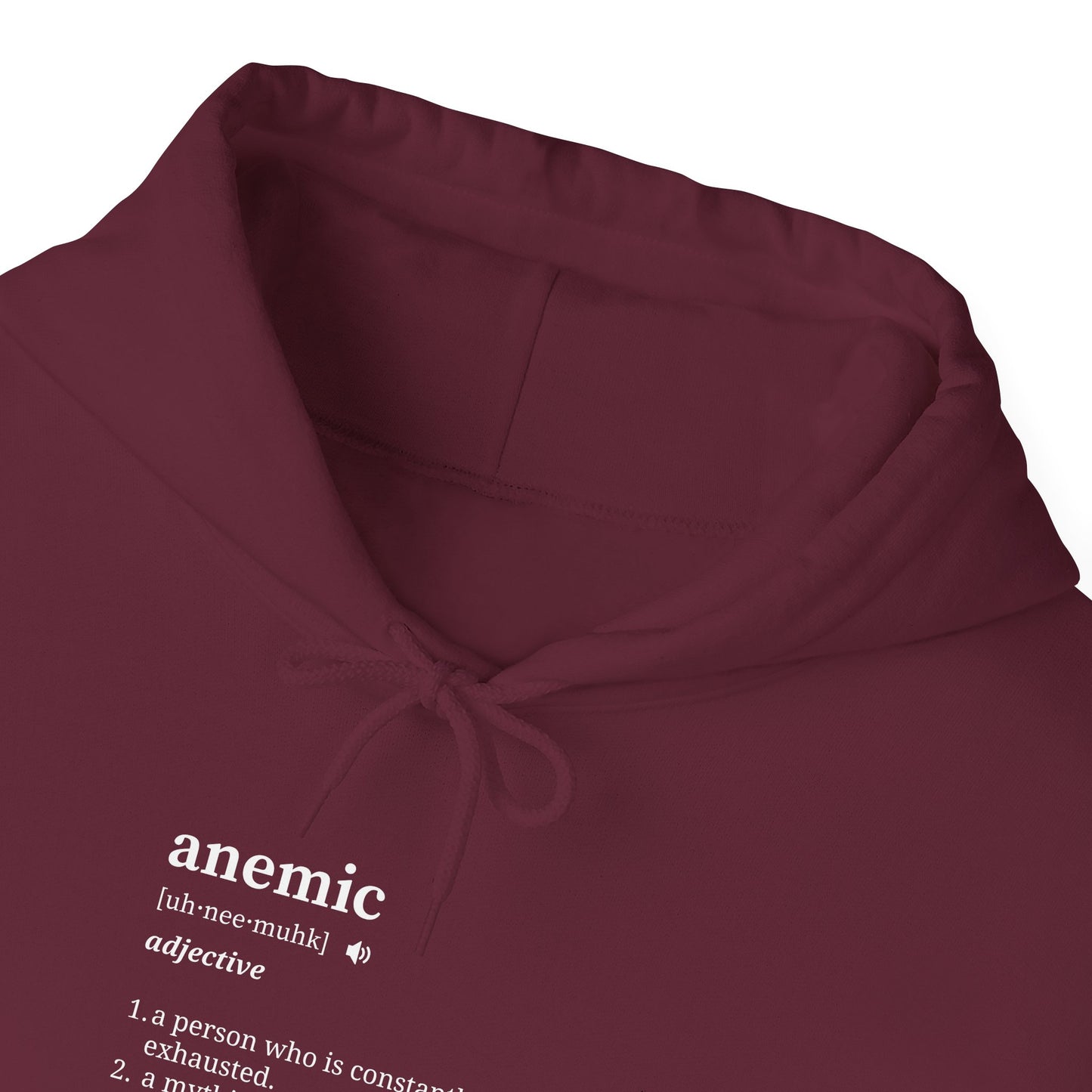 Definition of Anemia Pullover Hoodie