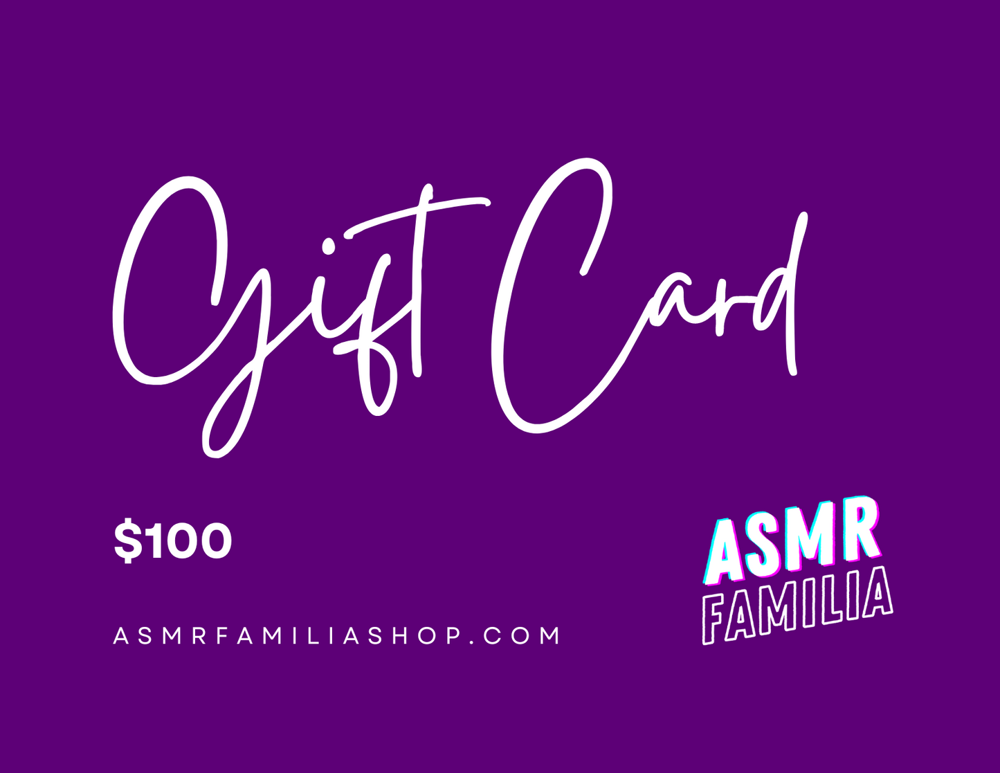 ASMR FAMILIA Gift Card
