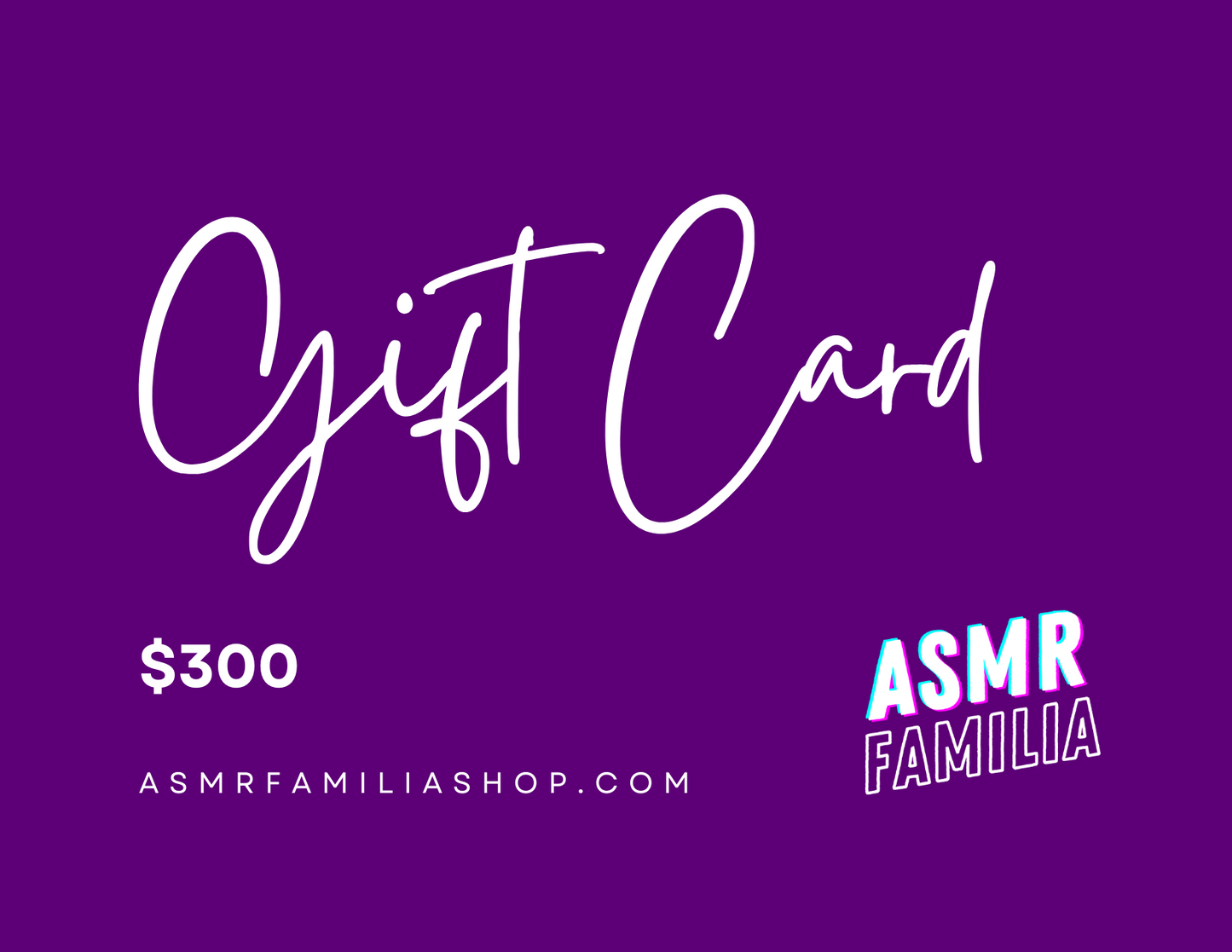 ASMR FAMILIA Gift Card