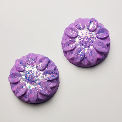 Lavender Flowers (set of 2) 💜✨ Cornstarch Crunchies