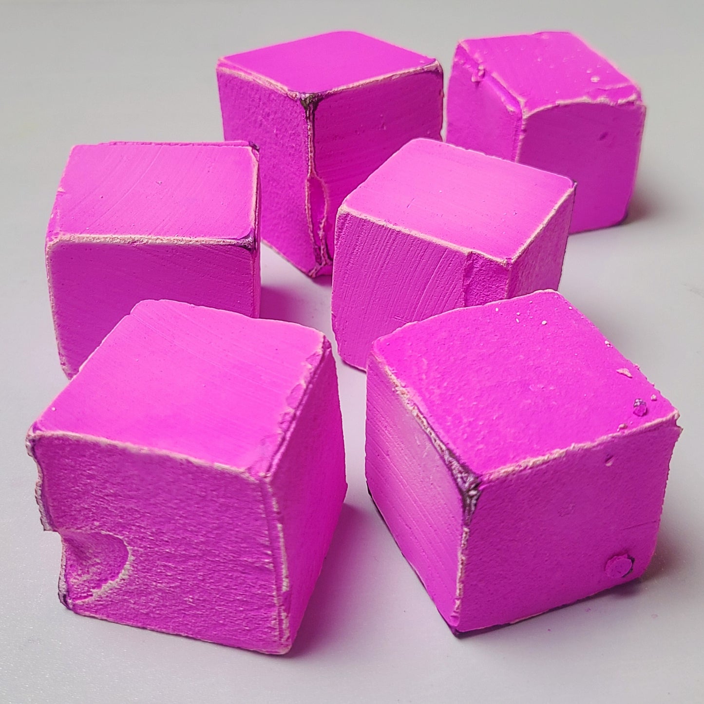 Fuchsia Cubes (6pk) 💕✨ Dyed Gym Chalk