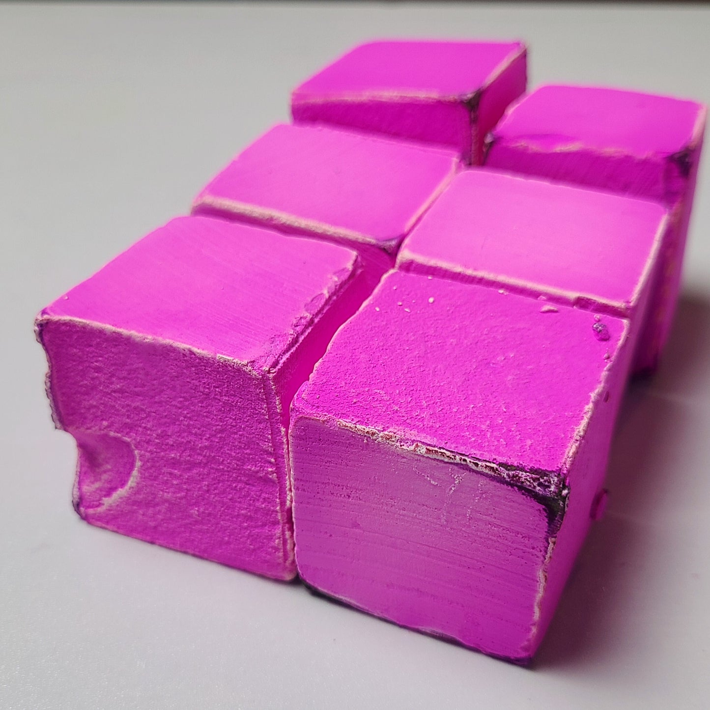 Fuchsia Cubes (6pk) 💕✨ Dyed Gym Chalk