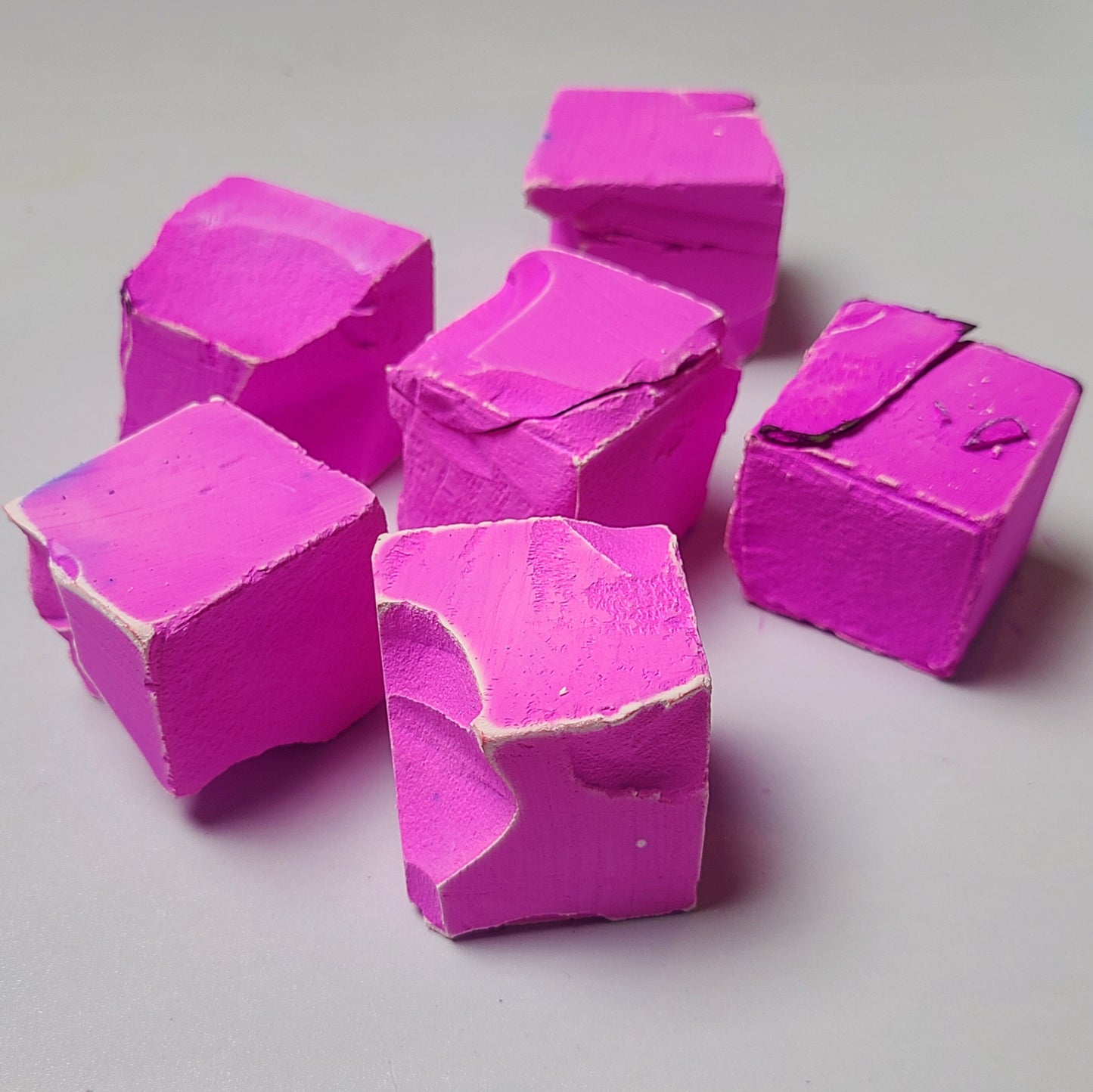 *Rustic* Fuchsia Cubes (6pk) 💕✨ Dyed Gym Chalk