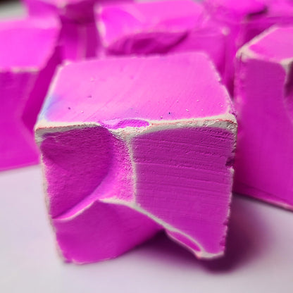 *Rustic* Fuchsia Cubes (6pk) 💕✨ Dyed Gym Chalk