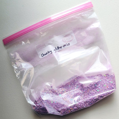 LILAC Glitter Mix 💜✨ Loose Powder for Reforming