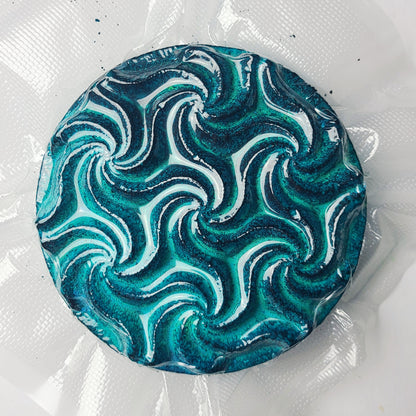 Turquoise Swirly Cake 🩵 Reformed Gym Chalk