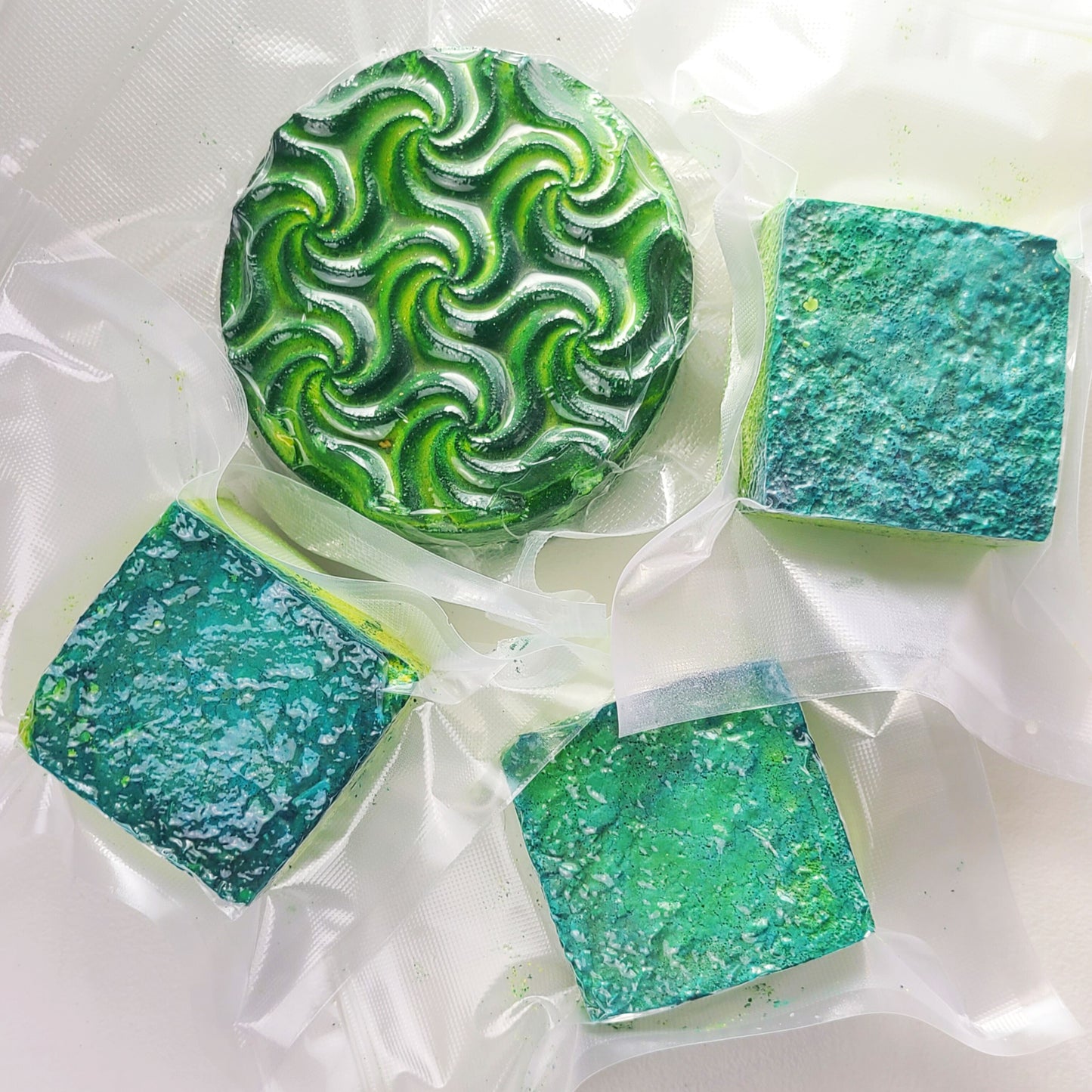 Seafoam Green Cornstarch Crunchies Set 💚 (4 pieces)