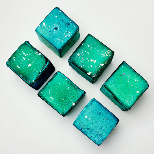 Extra Crunchy MUTE Seafoam Cubes (6pk) 🩵 Dyed Gym Chalk