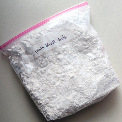 PLAIN JANE Bag of Chalk Bits 🤍 Loose Powder for Reforming